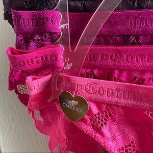Juicy Couture lace panties 5-pk Small